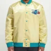 Charlotte Hornets Lightweight Gold Varsity Jacket