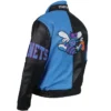 Charlotte Hornets Vintage Leather Zipper Jacket At Ljb