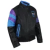 Charlotte Hornets Vintage Leather Zipper Jacket For Men And Women