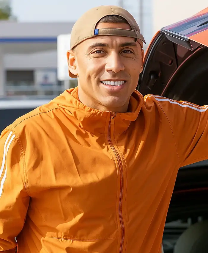 Alternative view of Chase DeMoor Orange Jacket