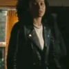 Chase Infiniti One Battle After Another 2025 Black Biker Jacket