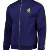 Chelsea Retro Crest Zip Up Navy Track Jacket For Men And Women