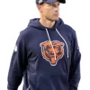Chicago Bears 2025 Ben Johnson Sideline Initial Home Blue Hoodie For Unisex