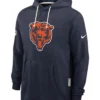 Chicago Bears 2025 Ben Johnson Sideline Initial Home Blue Unisex Hoodie