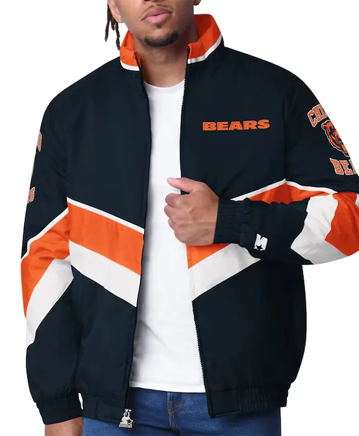 Chicago Bears Captain Navy Blue Jacket