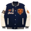 Chicago Bears Full Snap Letterman Varsity Jacket