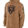 Chicago Bears Salute To Service Club Brown Hoodie