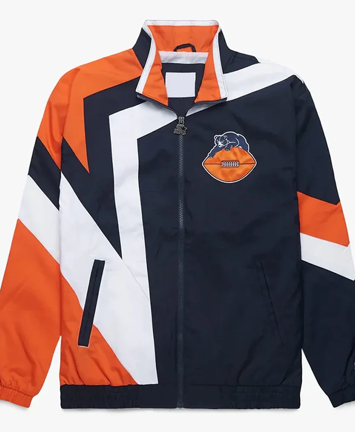 Chicago Bears Star Windbreaker Multicolor Jacket