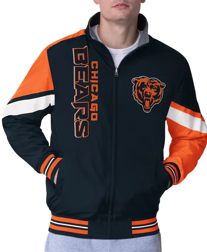 Chicago Bears Strong Arm Bomber Jacket