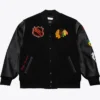 Chicago Blackhawks Black Out Team Varsity Jacket