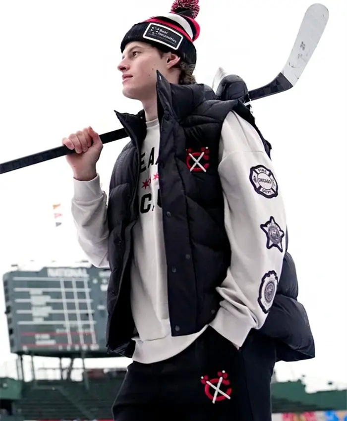 Chicago Blackhawks Winter Classic Black Vest