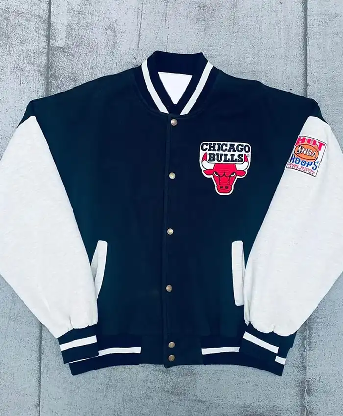 Chicago Bulls 1990s Letterman Varsity Jacket
