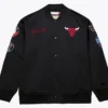 Chicago Bulls Black Out Black Varsity Jacket