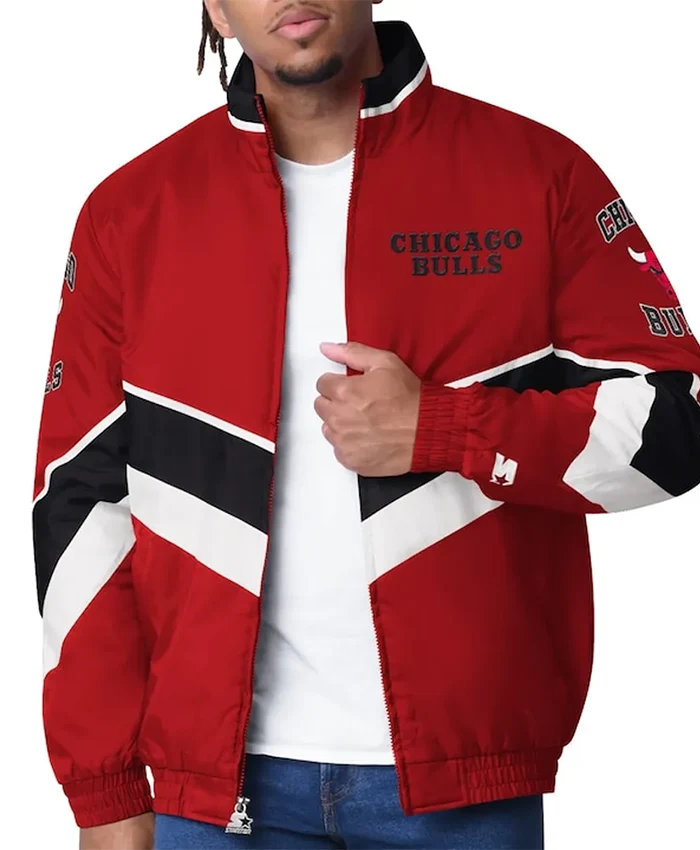 Chicago Bulls Captain Red Jacket