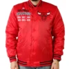 Chicago Bulls Champions 6X Finals Red Varsity Jacket