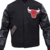 Chicago Bulls Classic Black Varsity Jacket