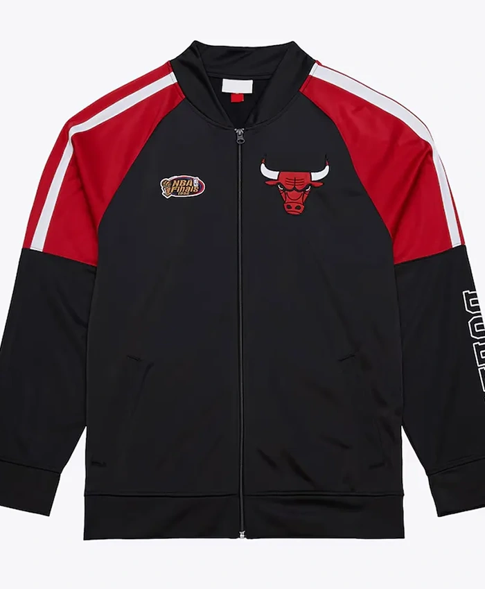 Chicago Bulls Color Block Full Zip Track Jacket