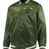 Chicago Bulls Forest Green Varsity Jacket