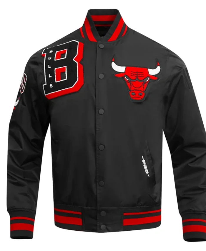 Chicago Bulls Mashup Classic Varsity Jacket