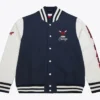 Chicago Bulls Navy And White Varsity Jacket