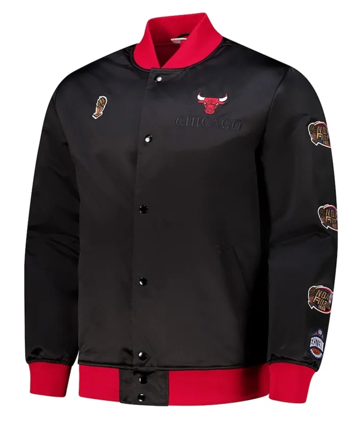 Chicago Bulls OG 3.0 Lightweight Black Varsity Jacket