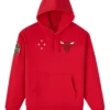 Chicago Bulls OVO Pullover Red Fleece Hoodie