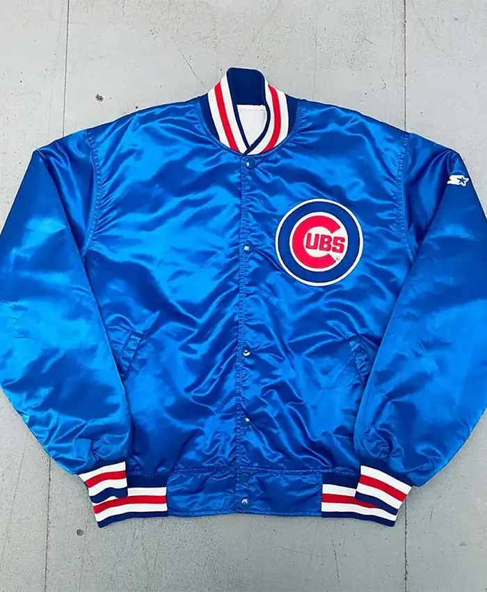 Chicago Cubs 1980s Royal Blue Varsity Jacket