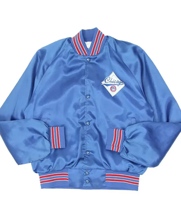 Chicago Cubs 1990s Blue Varsity Jacket