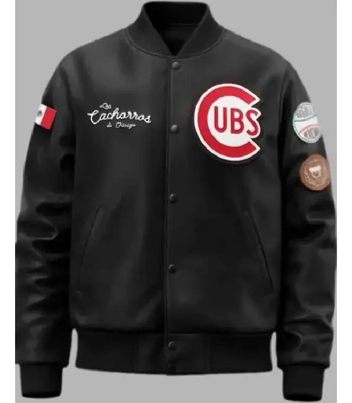 Chicago Cubs 2026 Varsity Leather Jacket For Sale
