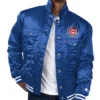 Chicago Cubs Blue Trucker Varsity Jacket