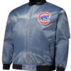 Chicago Cubs Charcoal Bomber Jacket