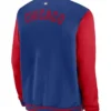 Chicago Cubs Dugout Royal And Red Bomber Jacket