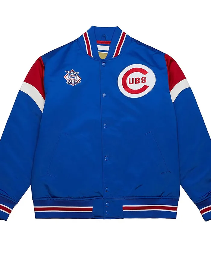 Chicago Cubs Heavyweight Royal Blue Varsity Jacket