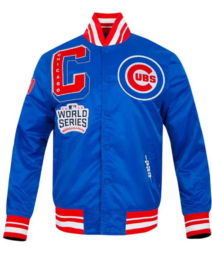 Chicago Cubs Mashup Classic Blue Varsity Jacket