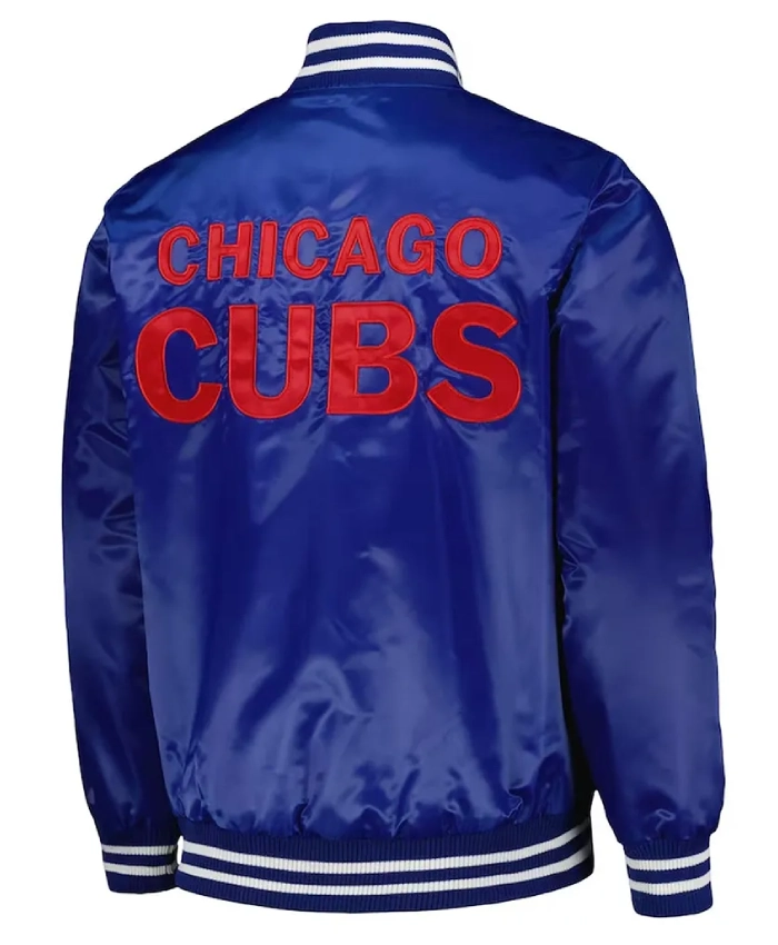 Chicago Cubs Patch Royal Jacket