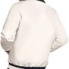 Chicago Cubs The Captain Logo White Varsity Jacket