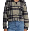 Chicago Fire S13 Hanako Greensmith Plaid Wool Jacket