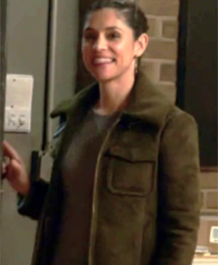 Chicago Fire Stella Kidd Suede Leather Jacket