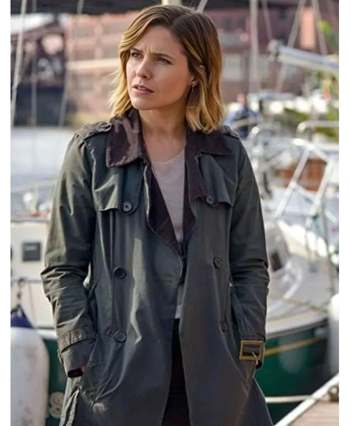 Chicago P.D Sophia Bush Grey Cotton Coat