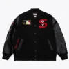 Chicago White Sox Black Out Vintage Varsity Jacket