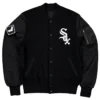 Chicago White Sox MA 1 Historic Black Varsity Jacket