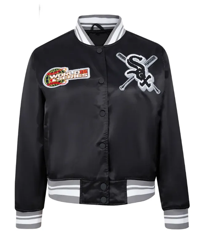 Chicago White Sox Mashup Black Varsity Jacket