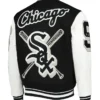 Chicago White Sox Mashup Black And White Varsity Jacket