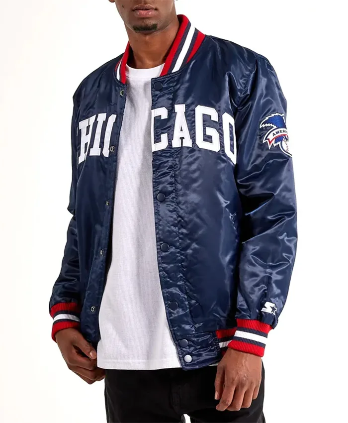 Chicago White Sox Navy Blue Varsity Jacket