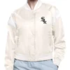 Chicago White Sox Printed Logo Cream Varsity Jacket