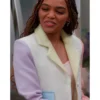 China Anne McClain House Of Payne S14 Jazmine Payne Pastel Colorblock Tweed Blazer