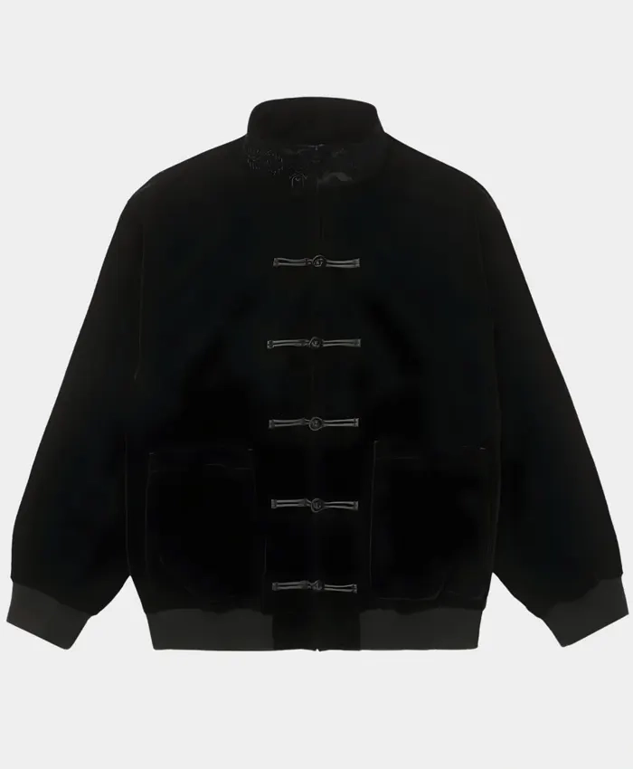Chinese New Year Black Velvet Jacket
