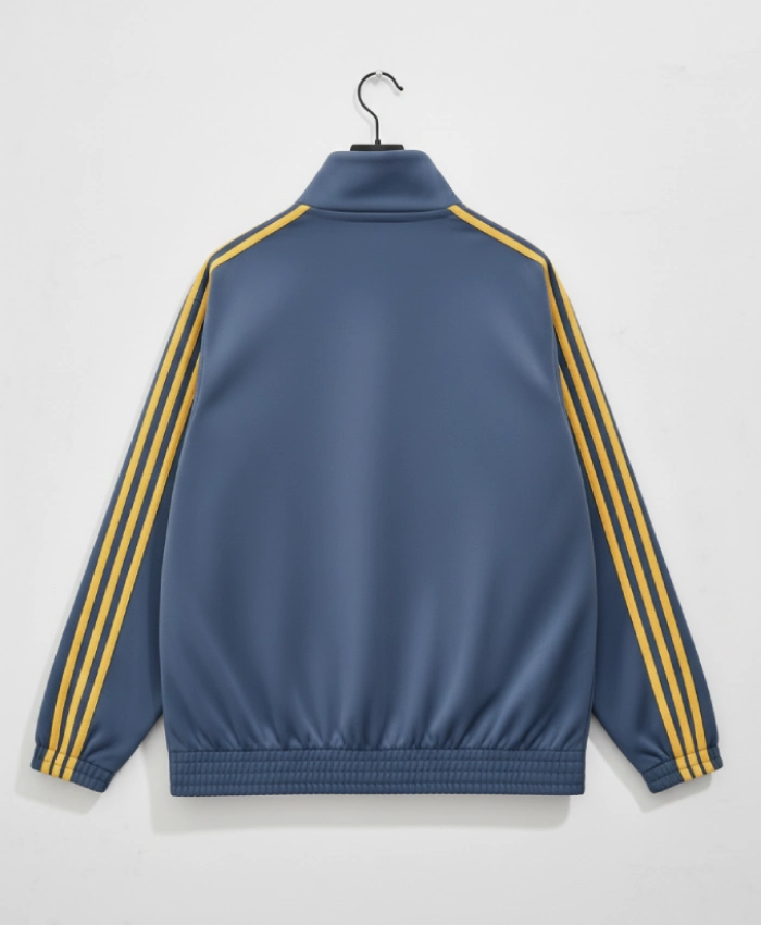 Chinese New Year Blue Jacket With Yellow Stripes