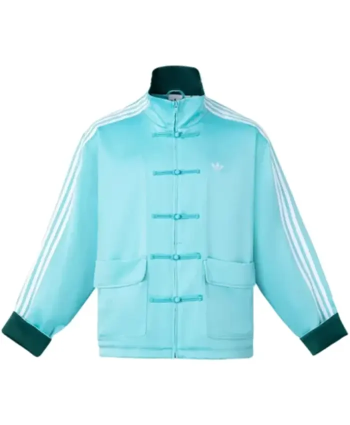 Chinese New Year Denim Green Mint Jacket