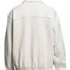 Chinese New Year Leather White Jacket